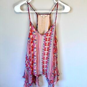 Ella Moss Patterned Tank Top, Size Small